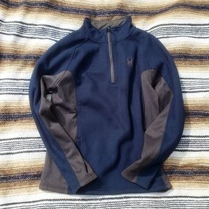 Spyder Quarter Zip Sweater Fleece inside